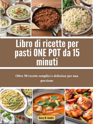 cover image of Libro di ricette per pasti ONE POT da 15 minuti